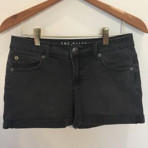 Washed Black Denim Jean Shorts. Cotton On. Size 6